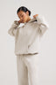 Embossed Hoodie - Stone
