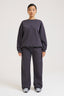 Embossed Crewneck - Charcoal