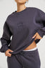 Embossed Crewneck - Charcoal