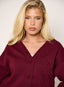 Lovers Cardigan - Burgundy