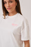 Love Is The Answer T Shirt - White/Pink
