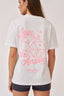 Love Is The Answer T Shirt - White/Pink