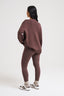 Drip Heart Knit Jumper - Chocolate