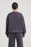 Embossed Crewneck - Charcoal