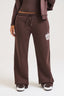 Wide Leg Joggers - Chocolate