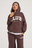 Club Oversized Hoodie - Chocolate