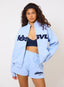 DÈS VU zip up blue and navy