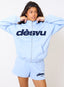 DÈS VU zip up blue and navy