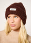 Knitted Beanie - Chocolate