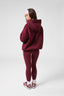 DÈS VU Back of burgundy hoodie