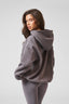 DÈS VU back of grey daily hoodie