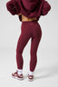 DES VU back of burgundy leggings