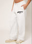 Grey marl joggers with relaxed fit and black embroidered DÈSVU 422 logo-1
