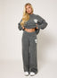 Knitted Trousers - Charcoal