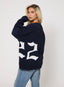 422 Knitted Jumper - Navy