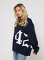 422 Knitted Jumper - Navy