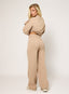 Knitted Trousers - Taupe