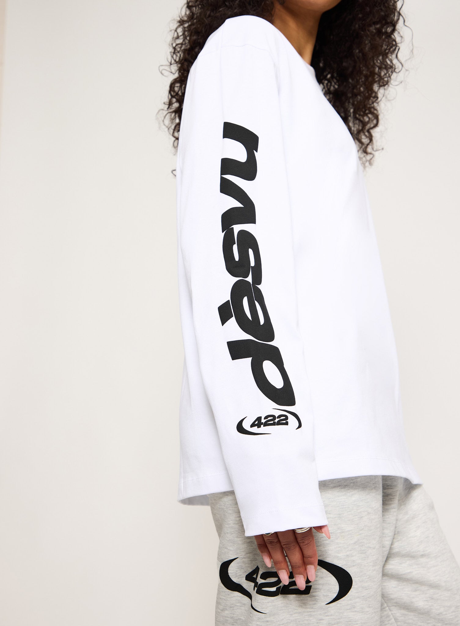 422 Long Sleeve Tee - White – Dès Vu