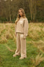 Bubble Knit Trousers - Taupe